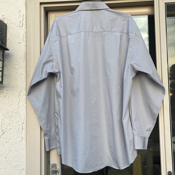 Calvin Klein Men’s Shirt Regular Fit, Classic Collar in Gray Color, Neck Size 17 - Picture 3 of 4